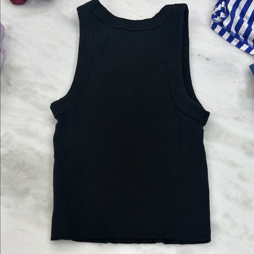 Aerie Classic Black Tank Top - Picture 3 of 3